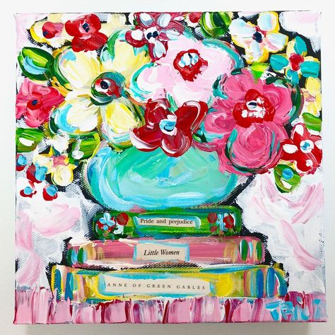 Tricia Robinson Art Paintings, Tricia Robinson Art, God Made Girls, Inspiring Artists, Mixed Media Art Projects, The Holy Bible, Isaiah 40 31, The Joy Of Painting, Whimsical Artwork