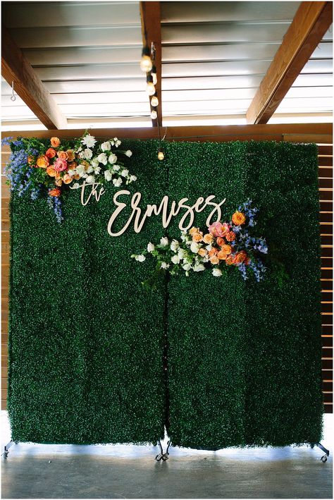 Wedding Planner Office, Greenery Backdrop, Greenery Wall, Austin Wedding Venues, Grass Wall, Light Backdrop, Prom Theme, Flower Wall Backdrop, Backdrop Wedding