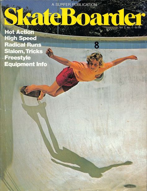 The Quarterly Skateboarder was founded in 1964 by John Severson. The influential skate magazine changed throughout the decades before closing its doors in 2013. Retro Skateboard, Old School Skateboards, Vintage Skateboards, Surfer Magazine, Vintage Skate, Surf Poster, Vintage Surf, Picture Collage Wall, Skateboarder