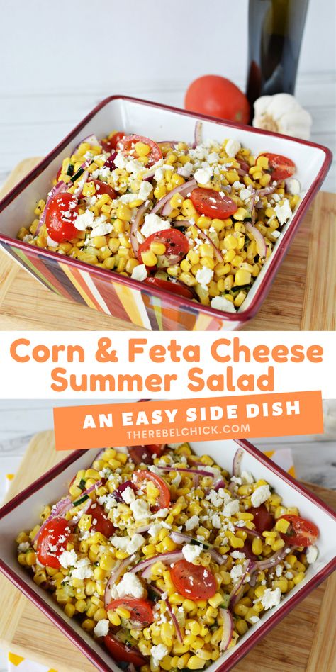 Sides With Feta Cheese, Feta Crumbles Recipes, Corn Salad With Feta Cheese, Meals With Feta Cheese, Feta Cheese Salad Recipes, Recipes Using Feta, Recipes Using Feta Cheese, Salads With Feta Cheese, Feta Dishes