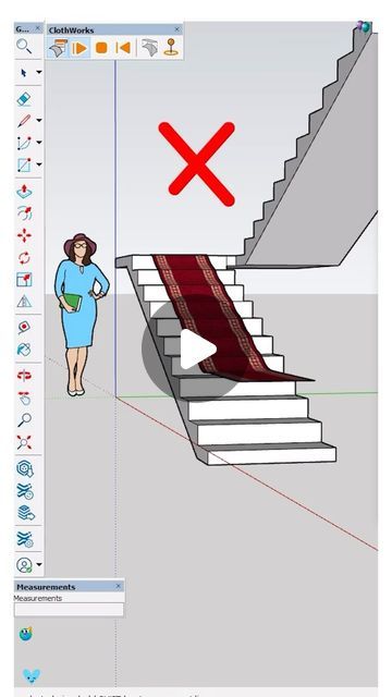 Nice Tower on Instagram: "How to create a state carpet in a Sketchup using a fredo6 jointpush pull plugin! The Nice Tower team is always striving to produce the best and highest-quality content for our dear audience. #staircarpet  #architect #architecture#architecturephotography #architecturelovers  #architecture_hunter #architecturedesign #architectural#architects #architectedinterieur #architecturedesign #architecturestudent #architecturedaily #architecturesketch #sketchuppvray#sketchup3D #sketchup  #sketchuppro #sketchupmpdel #sketchupdesign #nicetower #sketchup3d  #fyp #nicetower #nice_tower #interiordesign #fypシ  #shorts #reels" Sketch Up, Blender Addons, Design Cars, Camera Drawing, Architecture Student, Carpet Stairs, Quality Content, Architecture Sketch, Car Design