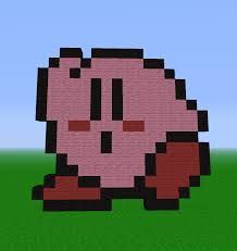 Minecraft Kirby, Pixel Art Wall, Pixel Art Templates, Minecraft City, Minecraft Pixel Art, Minecraft Art, Minecraft Creations, Cartoon Games, Kirby