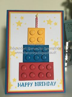 Lego Birthday Cards, Lego Card, Birthday Wishes For Men, Punch Art Cards, Lego Birthday Party, Birthday Cards For Boys, Bday Cards, Boy Cards, Lego Birthday