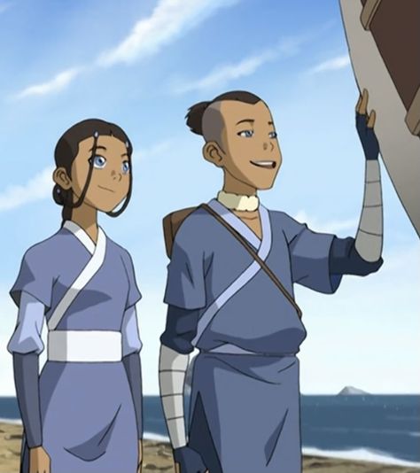 Sokka And Katara, Katara Atla, Katara And Sokka, Fire Vs Water, Avatar Show, Comic Boards, Avatar The Last Airbender Funny, Water Tribe, Avatar Airbender