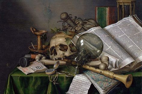 Vanitas - A Reminder of Human Mortality Through Vanitas Paintings Metaphysical Poetry, Vanitas Still Life, Vanitas Paintings, Life Changing Books, Music Books, Old Paintings, Classical Art, Memento Mori, Water Based Ink