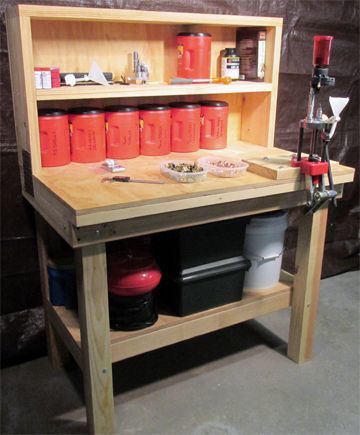 Reloading Table Plans, Reloading Desk, Reloading Bench Diy, Reloading Table, Reloading Bench Plans, Reloading Data, Shooting Bench Plans, Reloading Room, End Table Plans