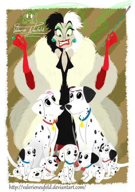 101 Dalmations Cruella, 101 Dalmatians Cruella, Pumpkin People, 101 Dalmations, Cruella Deville, Disney 101 Dalmatians, Disney Collage, Rock Painting Patterns, 101 Dalmatians