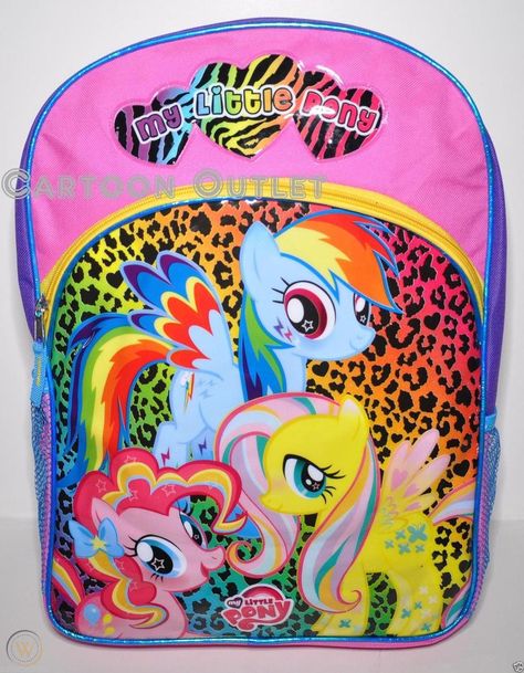 Pony Animal, My Little Pony Backpack, Scene Core, School Bookbags, Scene Outfits, Scene Kids, Scene Fashion, Scene Emo, Mlp Pony