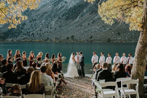 M&M Events at Convict Lake Resort - Mammoth Lakes, California #9 Lake Wedding Inspiration, Convict Lake, Lake Wedding Venues, Eastern Wedding, Lakes In California, Mammoth Lakes, Wedding Reception Locations, Colorado Skiing, Lake Resort