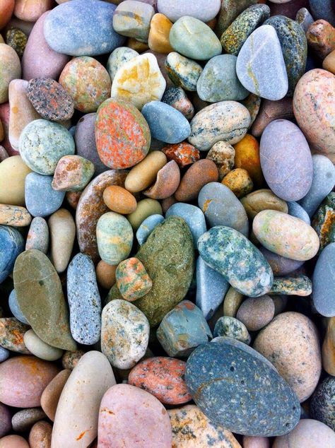 Newfoundland, Canada. Photo by Rae Weisnagel. Pebble beach! #nature #rocks #pebbles #colourful #beautiful #pretty #summer Diy Bild, Pebble Color, Newfoundland Canada, Foto Transfer, Rock Hunting, Rock And Pebbles, Beach Rocks, Pebble Stone, Cool Rocks