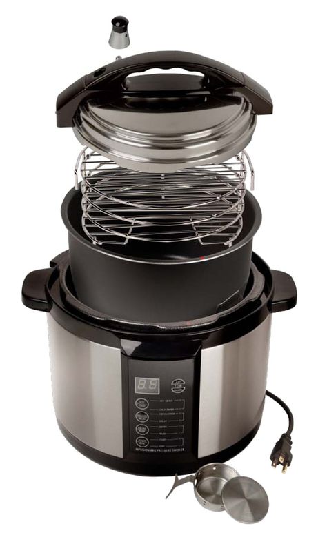 Amazon.com: Emson Electric 5Qt Smoker- The Only Indoor Pressure Smoker-Cook Your BBQ Brisket, Pressure Smoke Cold Cheese Or Fish: Kitchen & Dining Electric Smoker Recipes, Indoor Smoker, Best Electric Smoker, Charcoal Smoker, Bbq Brisket, Smoker Cooking, Smoked Beef Brisket, Electric Smoker, Smoker Recipes