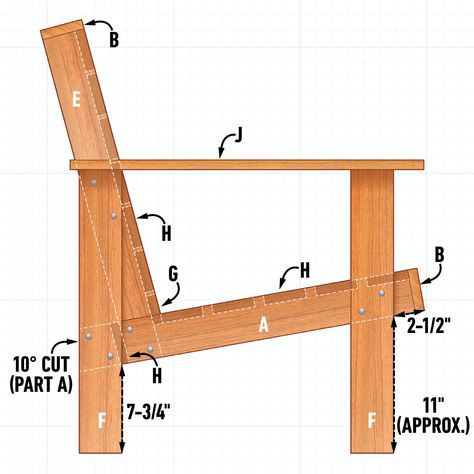 How To Make Patio Chairs | Family Handyman Outdoor Chairs Diy, Pop Up Vendor, Pop Up Vendor Booth, Patio Chairs Diy, Wooden Patio Chairs, Halloween Decorations Outdoor Diy, Christmas Crafts For Adults Diy, Diy Halloween Decorations Outdoor, Diy Christmas Crafts For Adults