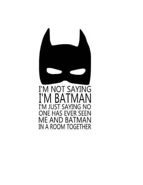 Batman Svg, Batman Illustration, Hero Quotes, Silhouette Cameo 4, Super Hero Theme, Superhero Room, I'm Batman, Batman Birthday, Im Batman