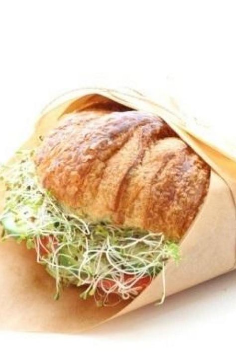 Cool Croissant Sandwich Veggie Croissant Sandwich, Croissant Sandwich Party, Sandwich With Sprouts, Crossaint Sandwich, Vegetable Appetizers, Croissant Sandwich, Sliced Avocado, Mini Croissants, Alfalfa Sprouts