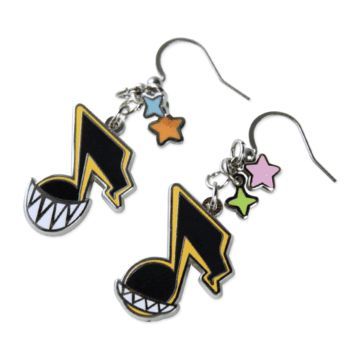 Wish Fulfillment, Music Note Earrings, Persona 5 Art, Best Video Games, Ears Pierced, Pixel Pattern, Music Note, Persona 5, Cartoon Art Styles