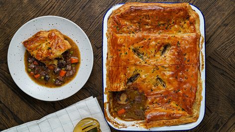 Prime Rib Pot Pie | SRF | Leftover Recipes Chestnut Pie, Mushroom Pie Recipe, Steak And Mushroom Pie, Beef And Mushroom Pie, Salsa Gravy, Ale Pie, Savory Pies Recipes, Cooking Prime Rib, Steak And Ale