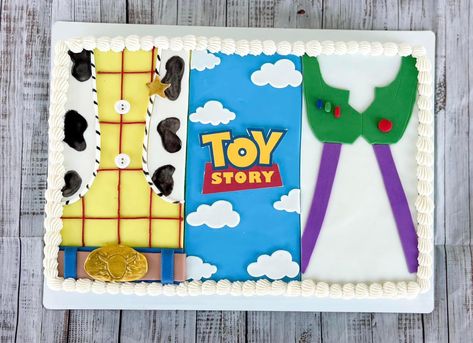 Toy Story Sheet Cake Ideas, Toy Story Sheet Cake, Story Sheet, Toy Story Birthday Cake, Birthday Sheet Cakes, Toy Story Cakes, Story Birthday, 3rd Birthday Cakes, Toy Story Birthday Party