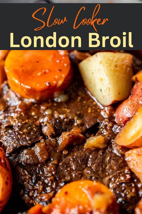 Recipe For London Broil In Crock Pot, Beef Stew With London Broil, Slow Cooker London Broil And Gravy, London Broil In Crockpot Recipes, London Broil Stew Crock Pot, London Broil Pot Roast Slow Cooker, Beef Top Round London Broil Recipes Crock Pot, London Broil In The Crockpot, Recipes Using London Broil