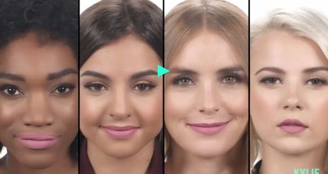 Now you can see what ALL the Kylie Lip Kits look like on your skin tone  - Cosmopolitan.co.uk Kylie Lip Kit Swatches, Kylie Lip Kit Candy K, Kylie Jenner Lip Kit, Skin Tone Makeup, Kylie Jenner Nails, Kylie Lips, Kylie Lip Kit, Kylie Jenner Lipstick, Cosmopolitan Magazine