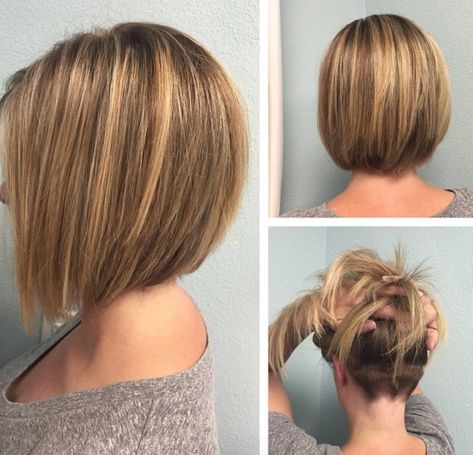 Line Bob Haircut, Medium Bob Haircut, Inverted Bob Hairstyles, Nape Undercut, Medium Bob Hairstyles, Bob Haircuts For Women, Short Bob Haircuts, Undercut Hairstyles, Trending Hairstyles