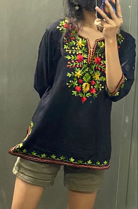 Tomboy Indian Traditional Outfits, Kurti With Shorts, Summer Desi Fits, Outfits Indian, Desi Wear, Casual Indian Fashion, Stylish Short Dresses, Desi Fashion Casual, Desi Aesthetic