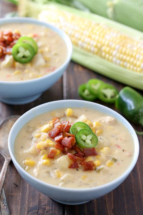 Spicy Chicken Corn Chowder, Fall Winter Desserts, Chicken And Corn Chowder, Chicken And Corn, Egg Free Baking, Slow Cooker Creamy Chicken, Salad Sauce, Winter Desserts, Dairy Free Eggs