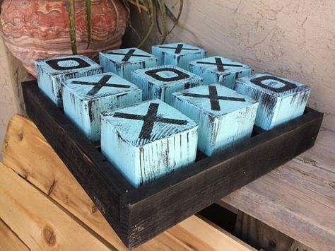 Diy Yard Games, Outdoor Wood Projects, Diy Projektit, Wood Games, Tic Tac Toe Game, Wooden Games, Scrap Wood Projects, Yard Games, Backyard Games