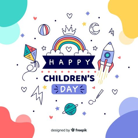 Happy Childrens Day Poster, Children's Day Message, Childrens Day Illustration, Children's Day Poster, Happy Children, Happy Children's Day, Kids Laughing, Cartoon People, Children's Day