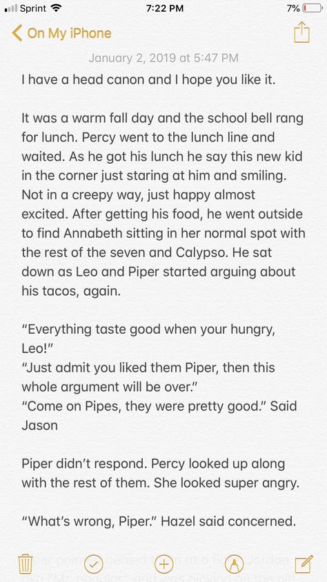 Percy at school Head canon part 1 Percy Jackson Headcannons School Percabeth, Percy Jackson Headcanons School, Percabeth Headcanon School, Percy Jackson Head Canon School, Solangelo Headcanons School, Percy Jackson Crafts, Percabeth Headcanon, Solangelo Headcanons, Percy Jackson Head Canon