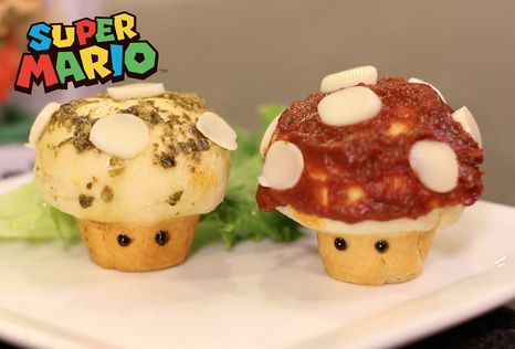 Mario Pizza, Pesto Pizza Sauce, Pizza Biscuits, Aesthetic Sweets, Stuffed Biscuits, Pizza Ball, Biscuit Pizza, Kid Foods, Mushroom Pizza