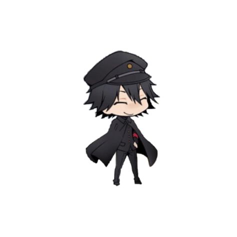 Powdered Donuts Ranpoe, Ranpo Transparent, Ranpo Nendoroid, Kunikida Nendoroid, Bsd Chibi Stickers, Chibi Bsd, Ranpo Kinnie, Bsd Chibi, Rampo Edogawa