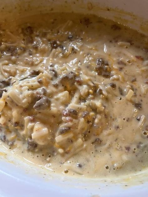 Bacon Cheeseburger Soup Crockpot, Cheeseburger Soup Crockpot, Soup Crockpot, Bacon Cheeseburger Soup, Recipes On A Budget, Cream Of Potato Soup, Salmon Patties Recipe, Cheddar Cheese Soup, Pork Bacon