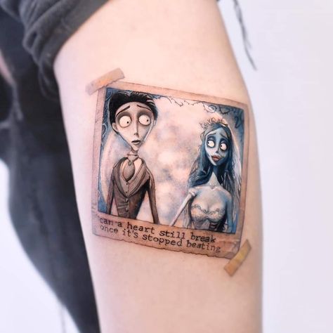 Victor And Emily, Corpse Bride Tattoo, Bride Tattoo, Character Design Concept Art, Prove Love, Tattoo Design Tattoo, Nature Elements, Brides With Tattoos, Complicated Love