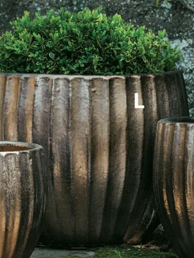 Large Outdoor Planter — Large Bronze Estrella Planter in Hanover, PA Giant Planters Large Pots, Extra Large Outdoor Planters, Oversized Planters, Ready Mixed Concrete, Extra Large Planters, Outdoor Pottery, Large Outdoor Planters, Concrete Materials, Urn Planters