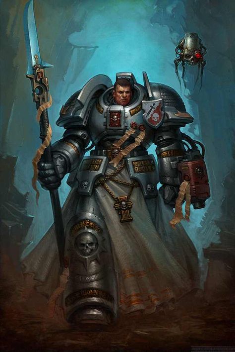 Warhammer 40,000 Art Dump - Imgur Grey Knights Wallpaper, Grey Knights, Warhammer 40k Art, Space Wolves, Warhammer 30k, Warhammer Art, Warhammer 40k Artwork, Knight Art, Warhammer Fantasy