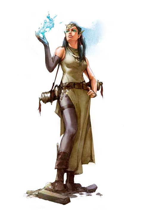 ArtStation - Critical Core | Half Elf Wizard, Grant Griffin Elf Wizard, Wizard Art, Female Wizard, Dnd Elves, Half Elf, Pathfinder Character, Fantasy Role Playing, Paintings And Drawings, Fantasy Races