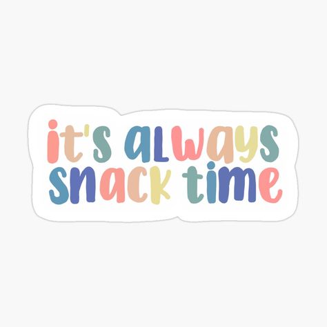 Snack Time Aesthetic, Snack Logo Design Ideas, Snack Quotes, Logo Snack, Snacks Stickers, Snacking Quotes, Snack Logo, Diy Minecraft Birthday Party, Sticker Food