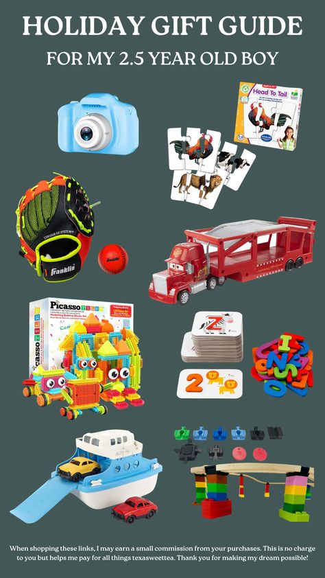 Ultimate Gift Guide for Toddler Boys: Top Toys and Fun Ideas Gifts For Toddler Boys, Wooden Train Track, Magnetic Construction, Holiday Aesthetic, Toddler Boy Gifts, Ultimate Gift Guide, Dot Markers, Alphabet Flashcards, Wooden Train