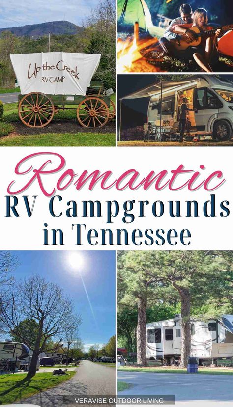 Tennessee might be known for iconic country music and amazing BBQs, but you’ll be surprised to know how many things there are to do in this beautiful state that is perfect for couples. Tennessee also offers lots of RV campgrounds for all types of campers, including those that are perfect for you and your sweetheart. Here are the 9 Romantic RV Campgrounds in Tennessee for a sweet escape to the Smokies. Luxury Rv Resorts, Camping In Tennessee, Couples Camping, Tennessee Road Trip, Romantic Camping, Douglas Lake, Franklin Tennessee, Rv Campgrounds, Best Campgrounds