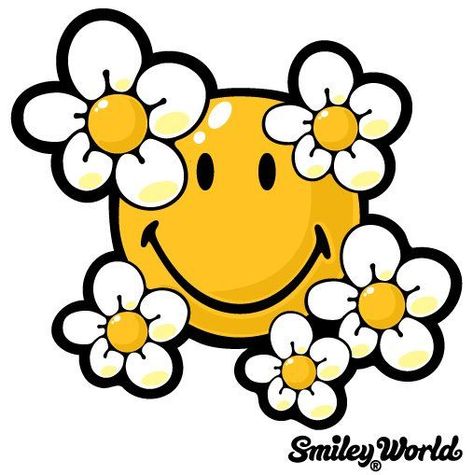 Flower Smiley Face Wallpaper, Flower Smiley Face, Flower Smiley, Emoticon Faces, Smiley Happy, Cartoon Flower, Clip Art Library, Smiley Emoji, Emoji Faces