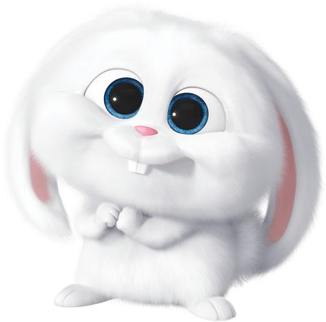 Snowball Rabbit, Pet Resort, Really Cute Puppies, Cute Bunny Cartoon, Bunny Wallpaper, Secret Life Of Pets, Cardboard Cutout, White Bunny, Haiwan Peliharaan