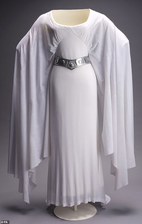 Star Wars Wedding Dress, Princess Leia Dress, Leia Dress, Princess Leia Costume, Carrie Fisher Princess Leia, Leia Costume, Star Wars Episode Iv, Star Wars Fashion, Star Wars Outfits