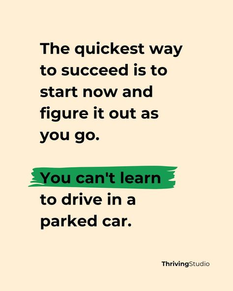 Action beats perfection every time! 🚗✨ Life’s lessons don’t come from standing still—they come from stepping forward, even when the road ahead feels uncertain. 🌟 What’s one thing you’ve been hesitating to start? Let us know in the comments below and take the first step today! #KeepMovingForward #TakeAction #ThrivingStudio" Stepping Into A New Season, Starting Over, Poem About Myself, Journey Quotes, Learning To Drive, Commonplace Book, Take A Step Back, Time Life, Very Inspirational Quotes