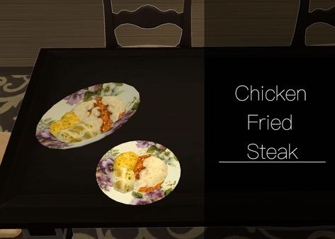 Sunday Dinner Soul Food, Sims Cc Food, Sims 4 Food Mod, Sims 4 Restaurant Cc, Sims 4 Cc Girl, 5 Flavor Pound Cake, Sims 4 Restaurant, Witchy House, Sims 4 Patreon