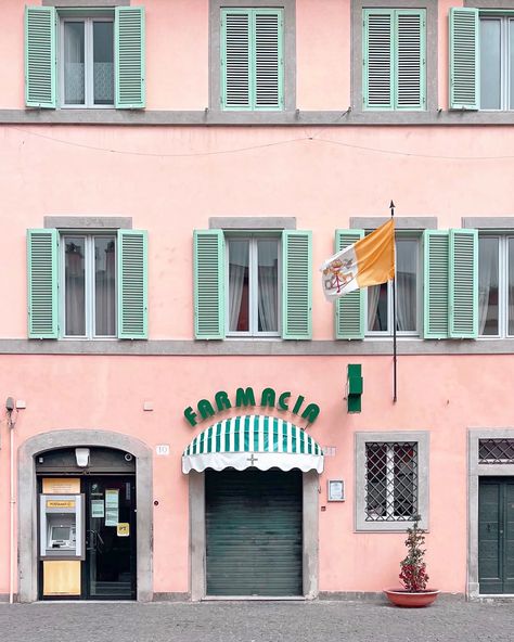 Farmacia Castel Gandolfo | Accidentally Wes Anderson Accidental Wes Anderson, Accidentally Wes Anderson, Oyster Bar, Italy Photo, Wes Anderson, So Adorable, View Map, Kyoto, Old Things