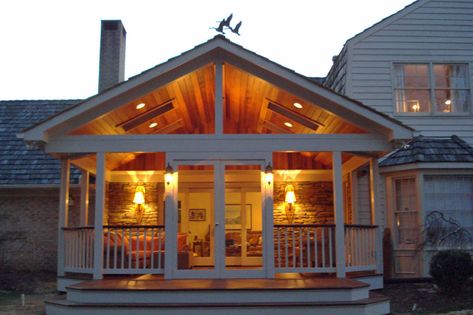 Backyard Patio Deck, Porch Design Ideas, Screened Porch Designs, Building A Porch, Patio Deck Designs, Sunroom Designs, Backyard Porch, House With Porch, Porch Design