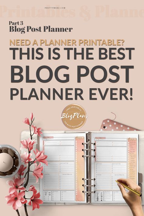 Blog Post Planner, Planner Free Printable, Blog For Beginners, Seo Blog, Stop Feeling, Blog Planning, Blogging Inspiration, Blog Titles, Business Templates