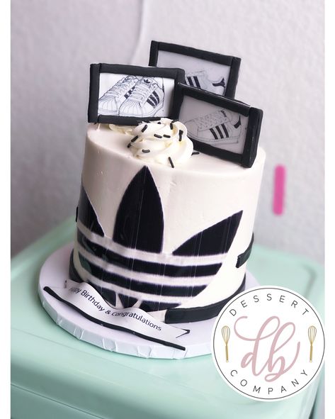 https://www.dbdessertcompany.com/ Birthday Cake Kids, Themed Cakes, Birthday Cakes, Cake Designs, Diaper Cake, Kids Birthday, Birthday Cake, Adidas, Cake