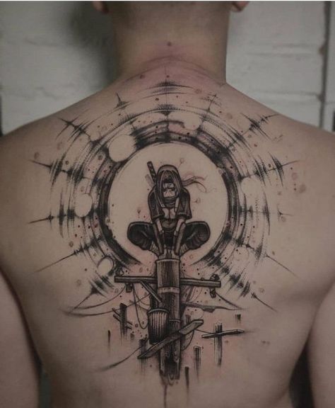 50+ Amazing Itachi Tattoo Ideas 37 Naruto Back Tattoo Ideas, Naruto Back Tattoo, Naruto Sleeve, Itachi Tattoos, Itachi Tattoo Ideas, Naruto Tattoo Ideas, Itachi Tattoo, Gamer Tattoos, Tattoo Placements