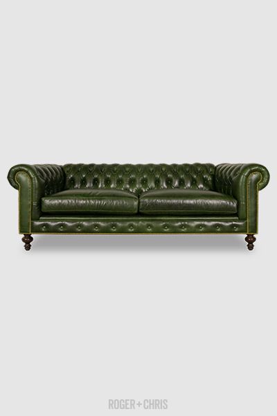 Green Leather Furniture, Green Leather Chesterfield Sofa, Green Leather Chesterfield, Green Chesterfield Sofa, Tan Leather Chair, Green Leather Sofa, Tufted Leather Sofa, Velvet Chesterfield Sofa, Sofa Green